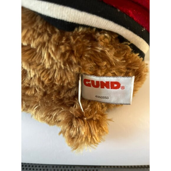 Gund Bloomingdale's Little Brown Bear Red White Varsity Jacket Plush Stuffed '17 - Picture 4 of 11